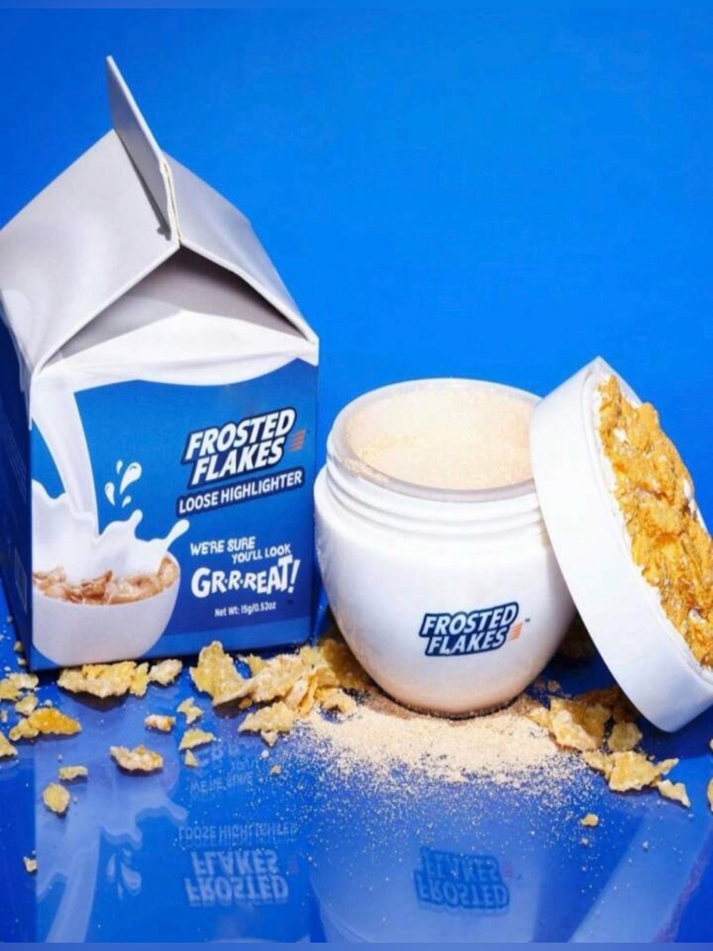 Glamlite x Kellogg's Frosted Flakes Loose Highlighter - RARE FIND